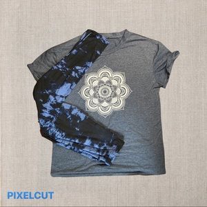Tie dye/ Mandala Boho lounge wear